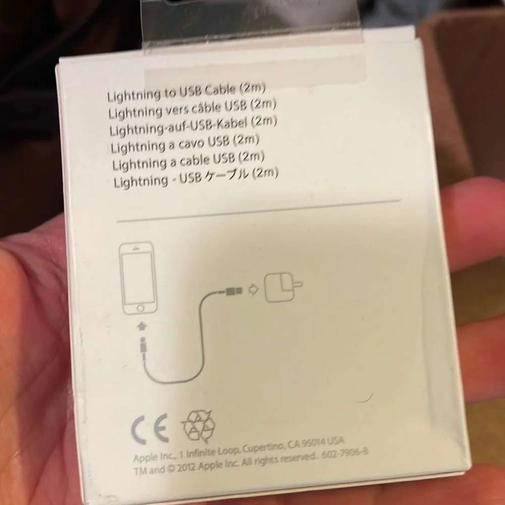 3 Apple phone cables bundle 2m